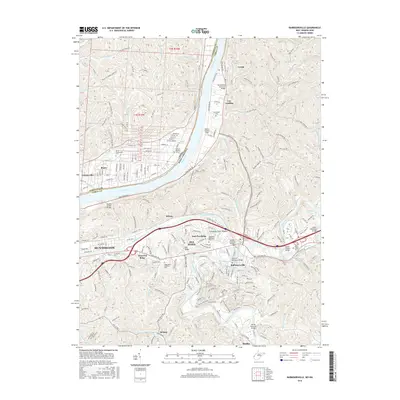 2016 Map of Barboursville, 2016 Print