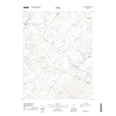 2019 Map of Barboursville, 2019 Print