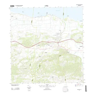2013 Map of Barceloneta, 2013 Print