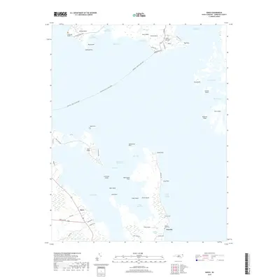 2019 Map of Barco, 2019 Print