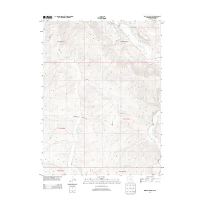 2013 Map of Barcus Creek SE, 2013 Print