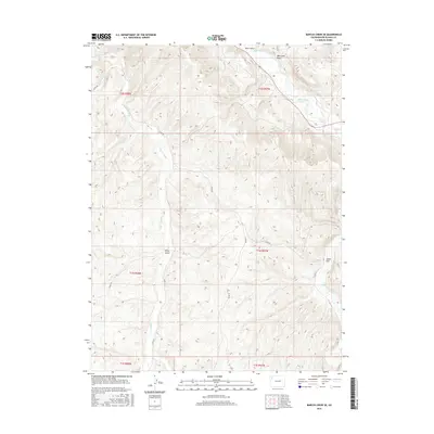 2016 Map of Barcus Creek SE, 2016 Print