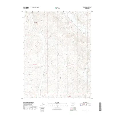 2019 Map of Barcus Creek SE, 2019 Print