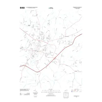 2013 Map of Bardstown, 2013 Print