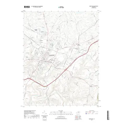 2019 Map of Bardstown, 2019 Print