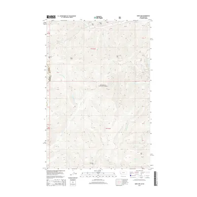 2014 Map of Bare Cone, 2014 Print
