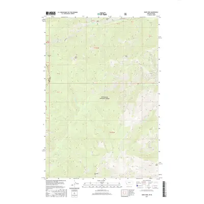 2017 Map of Bare Cone, 2017 Print