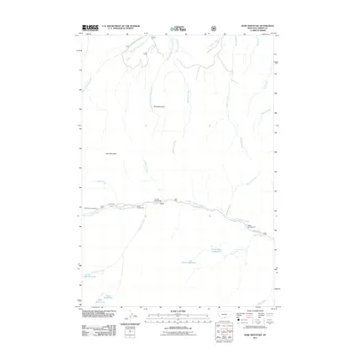 2011 Map of Bare Mountain, 2011 Print