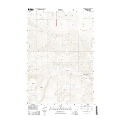 2014 Map of Bare Mountain, 2014 Print