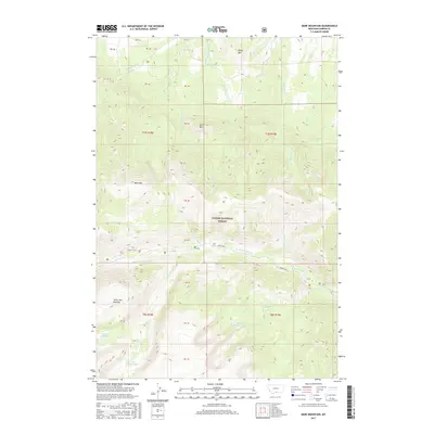 2017 Map of Bare Mountain, 2017 Print