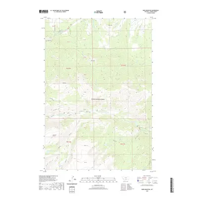 2020 Map of Bare Mountain, 2020 Print