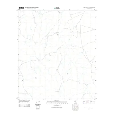 2012 Map of Bare Mountain, 2012 Print