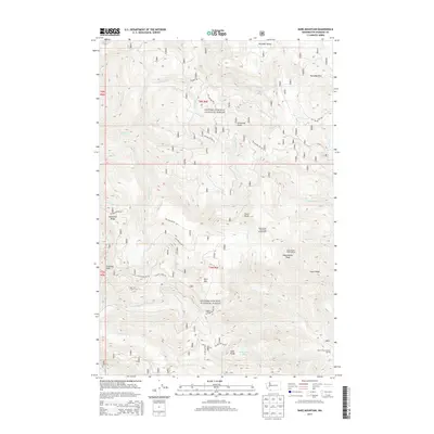 2013 Map of Bare Mountain, 2013 Print