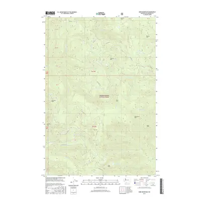 2017 Map of Bare Mountain, 2017 Print
