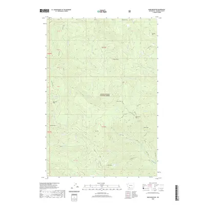 2020 Map of Bare Mountain, 2020 Print
