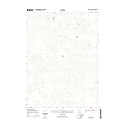 2014 Map of Barent Valley, 2014 Print
