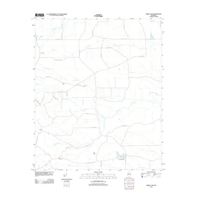 2012 Map of Barge Lake, 2012 Print