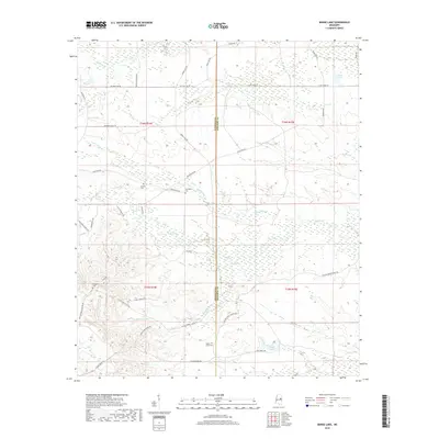 2018 Map of Barge Lake, 2018 Print