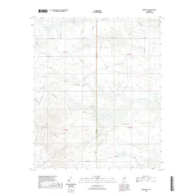 2020 Map of Barge Lake, 2020 Print