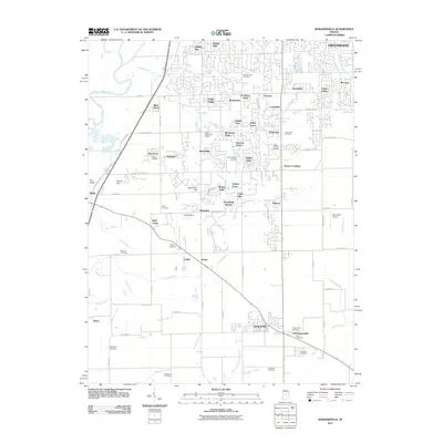 2011 Map of Bargersville, 2011 Print