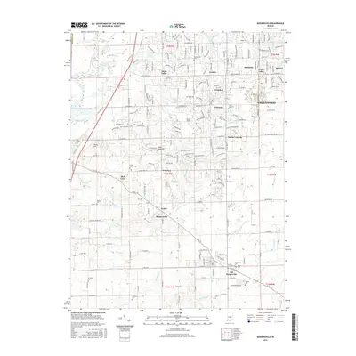 2016 Map of Bargersville, 2016 Print