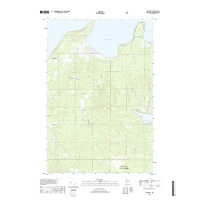 2018 Map of Bark Bay, 2018 Print