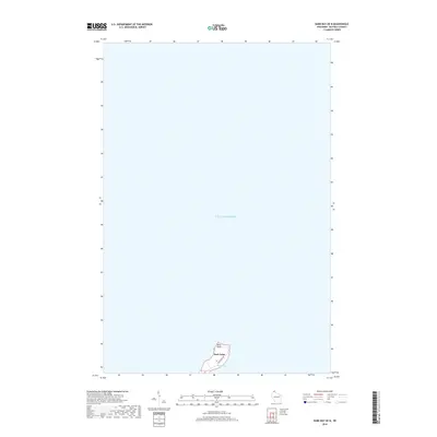 2018 Map of Bark Bay OE N, 2018 Print