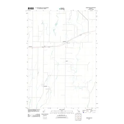 2011 Map of Bark River, 2011 Print