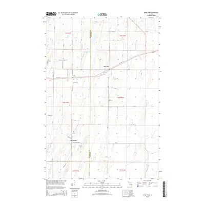 2014 Map of Bark River, 2014 Print