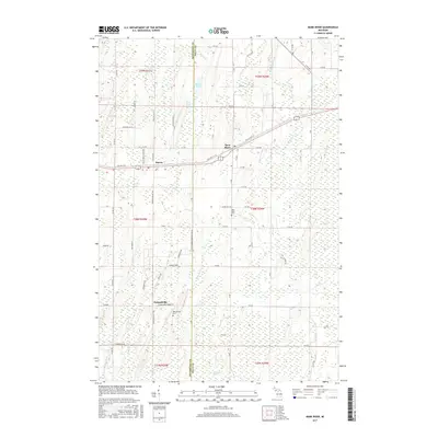 2017 Map of Bark River, 2017 Print
