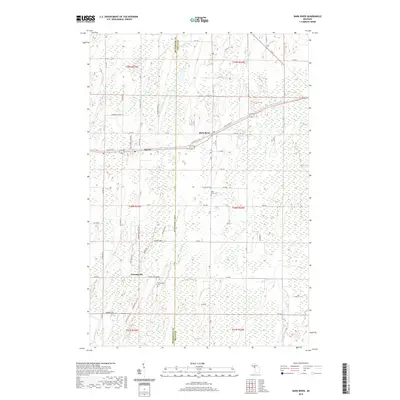 2019 Map of Bark River, 2019 Print