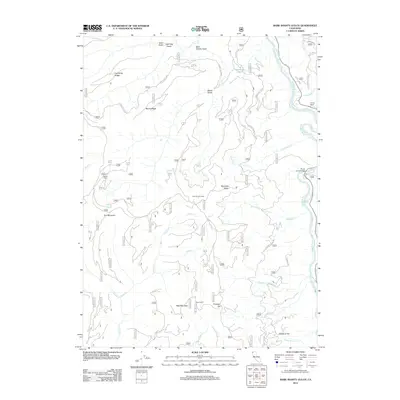2012 Map of Bark Shanty Gulch, 2012 Print
