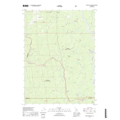 2018 Map of Bark Shanty Gulch, 2018 Print