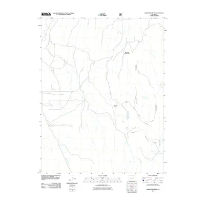 2011 Map of Barkelew Draw, 2011 Print