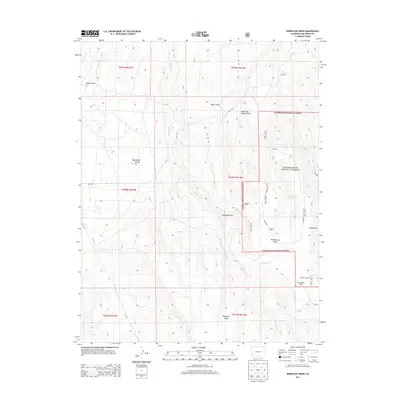 2013 Map of Barkelew Draw, 2013 Print