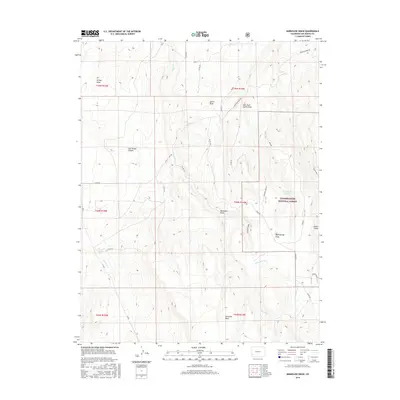 2016 Map of Barkelew Draw, 2016 Print
