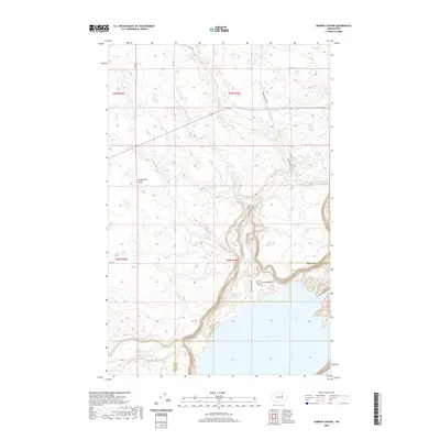 2020 Map of Barker Canyon, 2020 Print