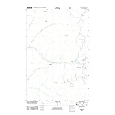 2011 Map of Barker, 2011 Print