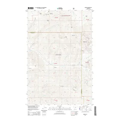 2014 Map of Barker, 2014 Print