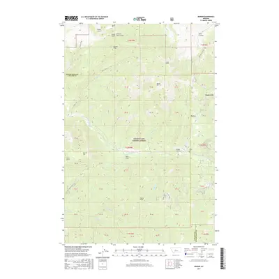 2017 Map of Barker, 2017 Print