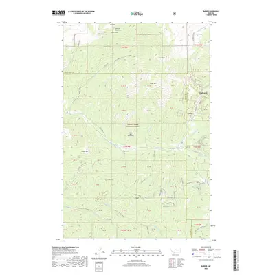 2020 Map of Barker, 2020 Print