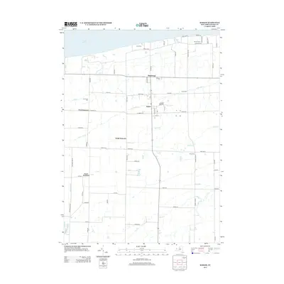 2013 Map of Barker, 2013 Print