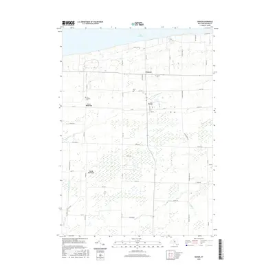 2016 Map of Barker, 2016 Print
