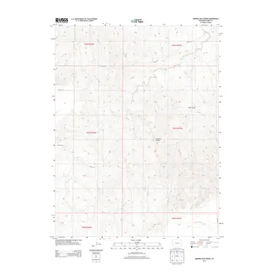 2013 Map of Barking Dog Spring, 2013 Print