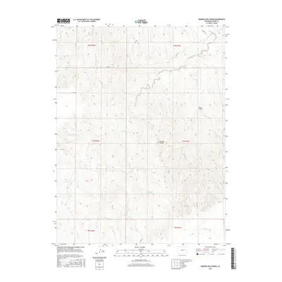 2016 Map of Barking Dog Spring, 2016 Print