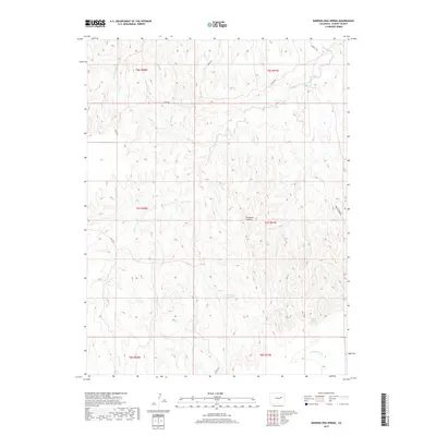 2019 Map of Barking Dog Spring, 2019 Print