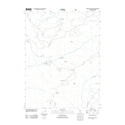 2012 Map of Barkley Mountain, 2012 Print