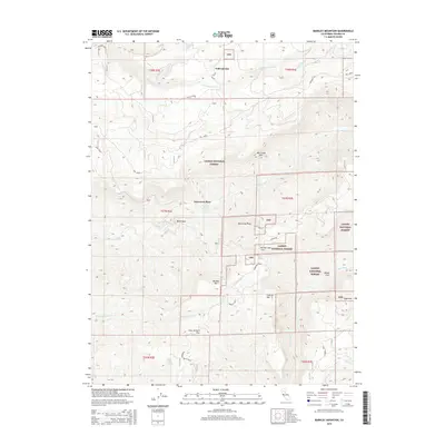 2015 Map of Barkley Mountain, 2015 Print
