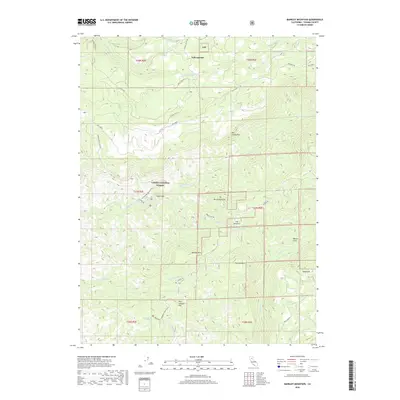 2018 Map of Barkley Mountain, 2018 Print