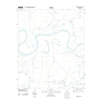 2013 Map of Barkman, 2013 Print